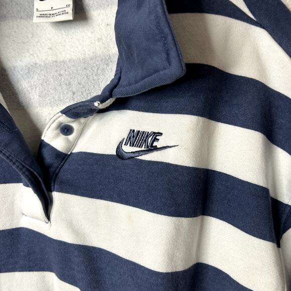 Nike Sportswear Fleece Phoenix Cropped Pullover Polo Sweatshirt Womens  Small - Picture 4 of 5